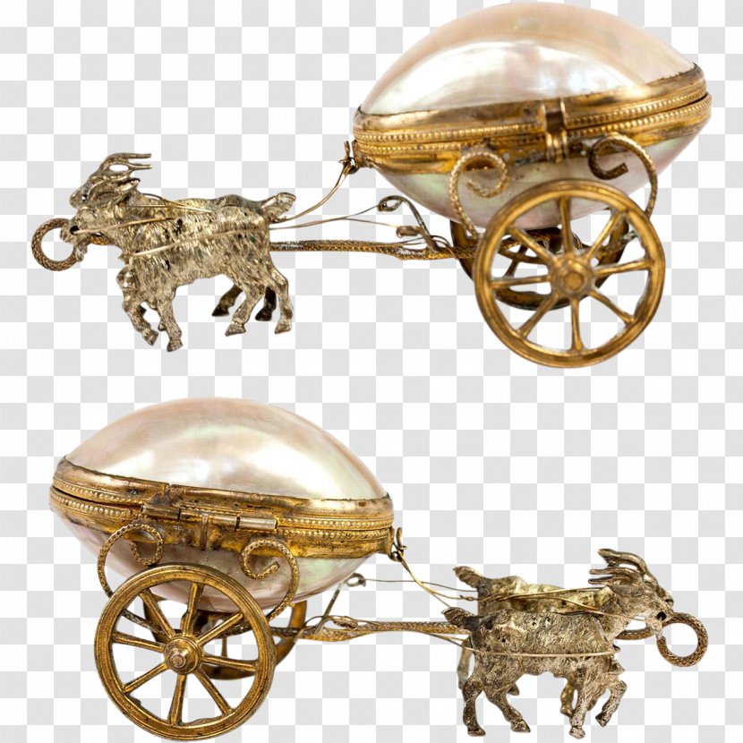 Casket Jewellery Paper Box Gold - Nacre - Carriage Transparent PNG