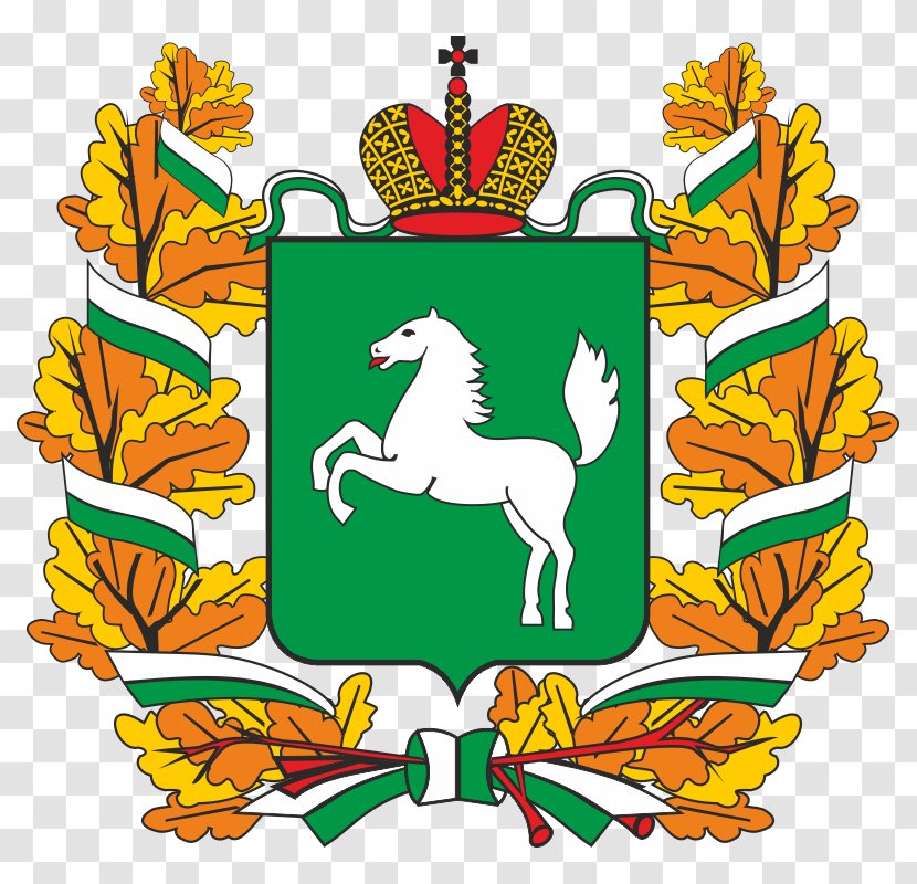 Novosibirsk Oblast Tomsk Siberian Republic Coat Of Arms Oblasts Russia - Siberia Transparent PNG