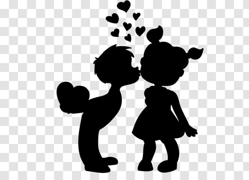 Silhouette Love Child Vector Graphics Kiss - Art - Cajun Transparent PNG