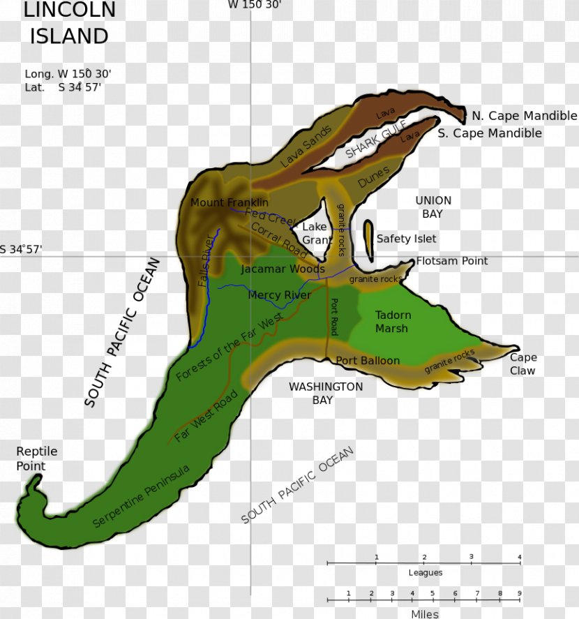 The Mysterious Island Captain Nemo Nautilus Book - Organism - Map Transparent PNG