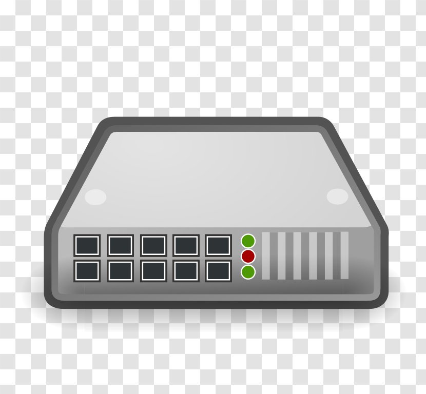 Ethernet Hub Network Switch Symbol - Technology Transparent PNG