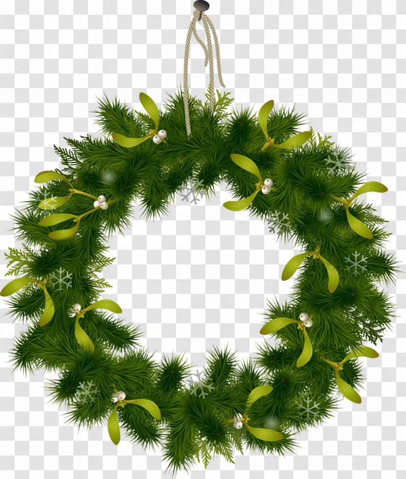 Christmas Wreath Garland Clip Art - Grass Transparent PNG