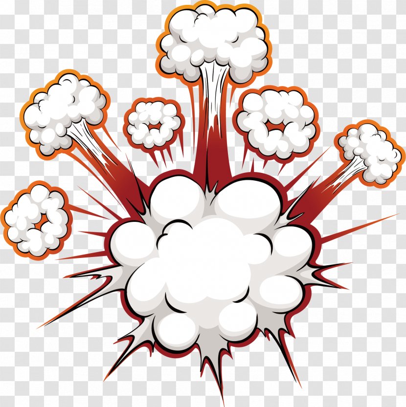 Comics Explosion Speech Balloon - Tree - Bomb Blast Effect Transparent PNG
