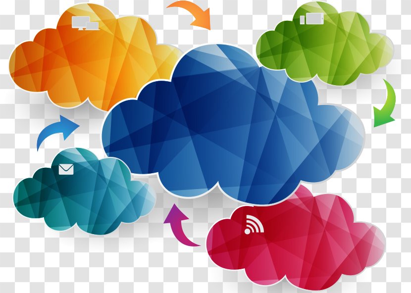 Cloud Computing Storage Internet Information - Flower Transparent PNG