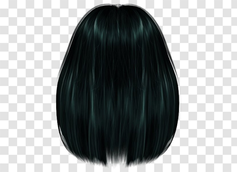 Black Hair Coloring Bangs Brown - Lentes Transparent PNG