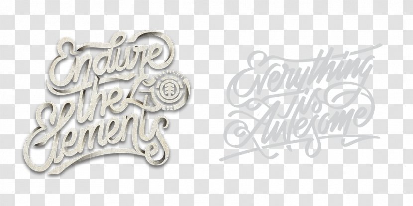 Lettering Logo Typography Font - Handlettering Transparent PNG