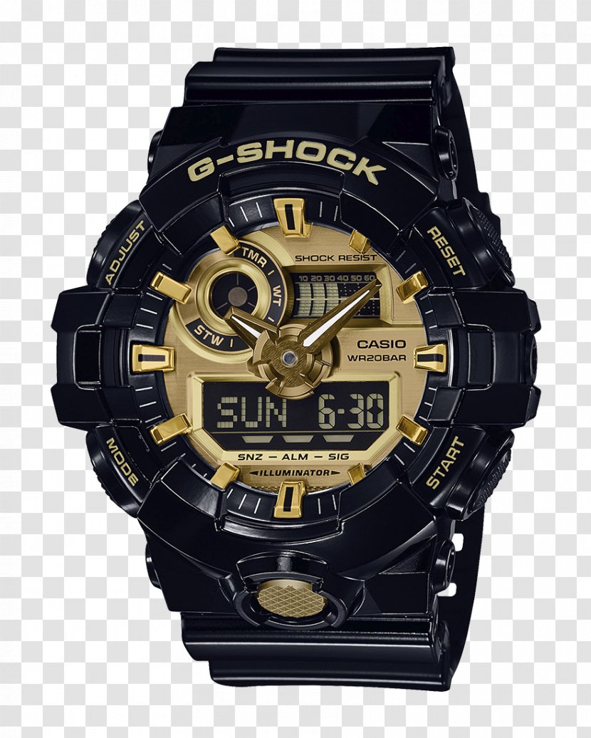 G-Shock Watch Casio Gold Water Resistant Mark - Jewellery Transparent PNG