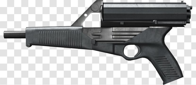 Trigger Calico M960 M100 Firearm M950 - Silhouette - Handgun Transparent PNG