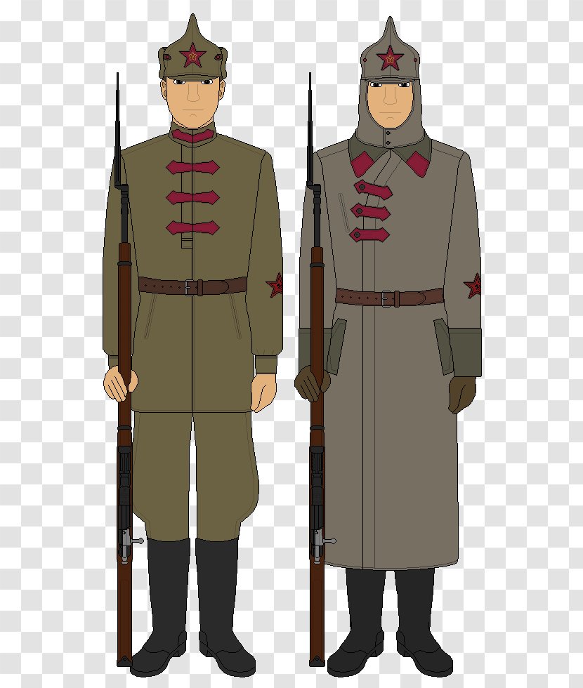 Russian Civil War Military Uniforms Robe Bolsheviks - Soviet Union Transparent PNG