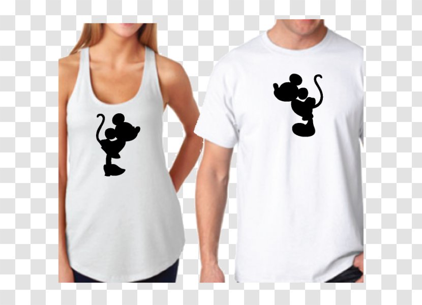 T-shirt Minnie Mouse Mickey Top - Watercolor Transparent PNG