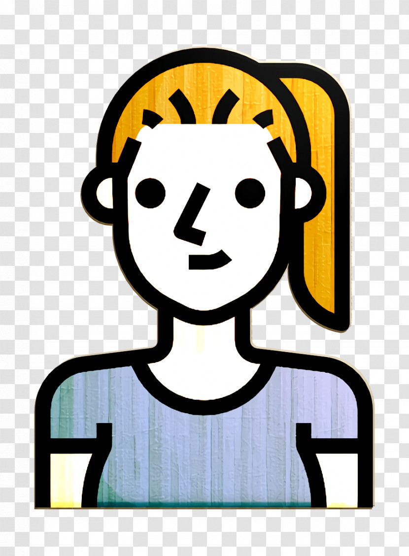 Woman Icon Girl Icon Avatar Icon Transparent PNG
