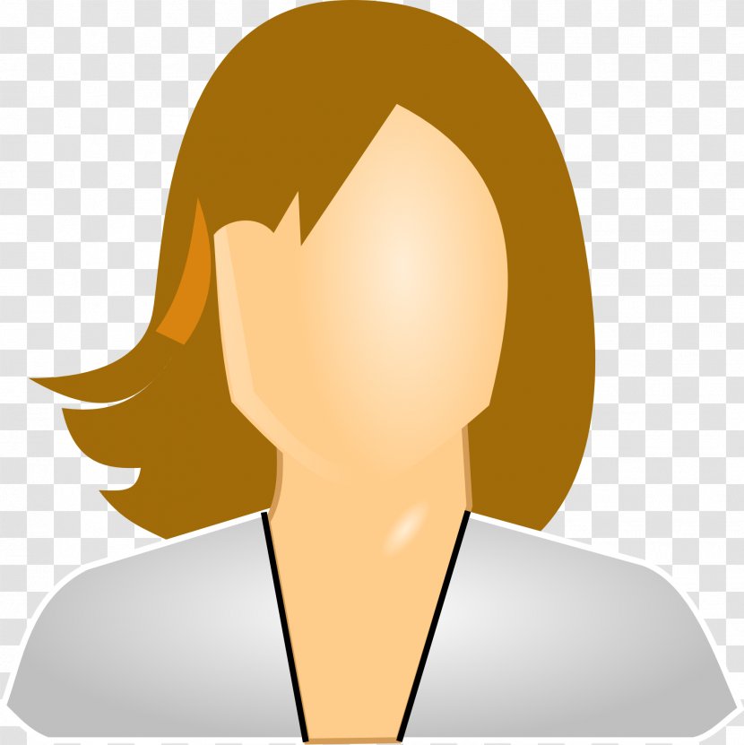 User Female Clip Art - Jaw - Anonymous Transparent PNG