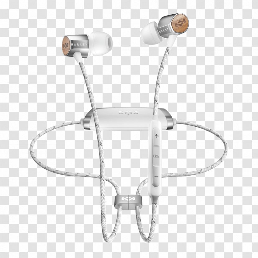 Uplift 2 Wireless BT Earphones Microphone Headphones House Of Marley Smile Jamaica - Technology - Bluetooth Headset Transparent PNG