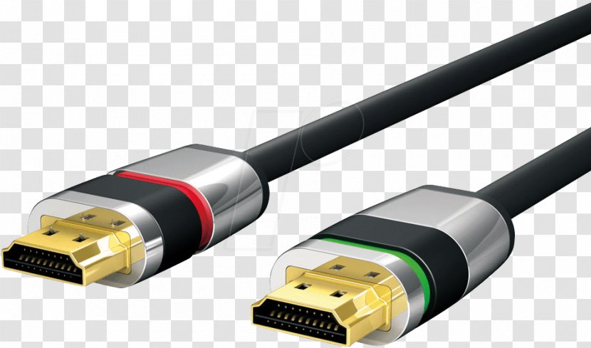 HDMI Electrical Connector Cable Ethernet Display Resolution - Technology - Electronics Transparent PNG