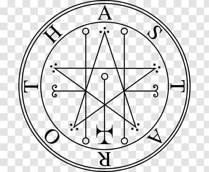 Lesser Key Of Solomon Astaroth Sigil Goetia - Drawing - Demon Transparent PNG