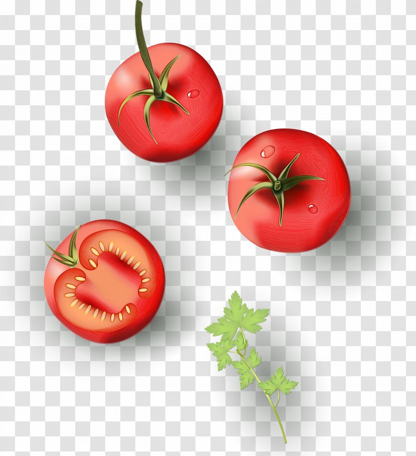 Tomato Cartoon - Superfood - Vegetarian Food Vegan Nutrition Transparent PNG