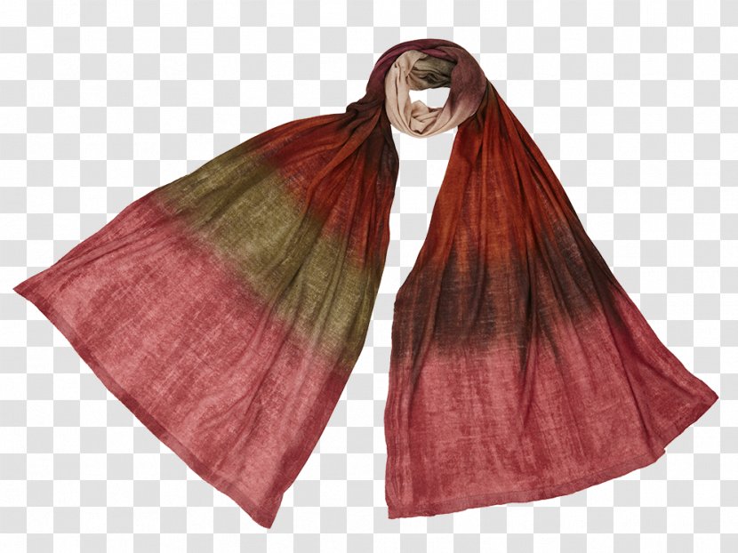 Maroon Silk - Shawl - Batik Transparent PNG