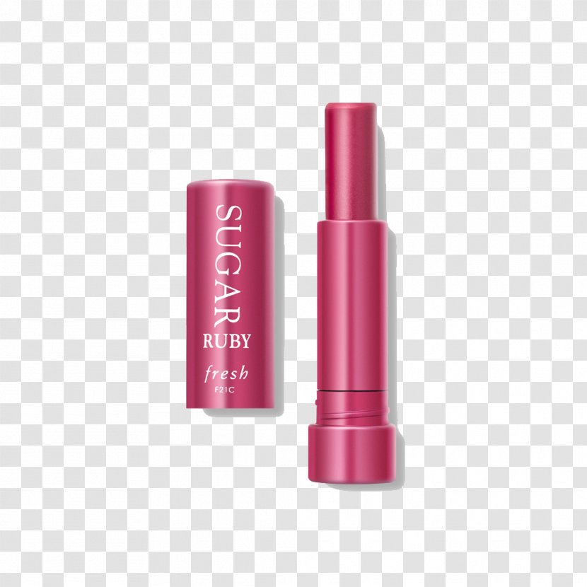 Lip Balm Lipstick Tulip Color - Moisture - Fu Lei Cheng Poetry Fresh Ruby ​​red Sugar Moisturizing Transparent PNG