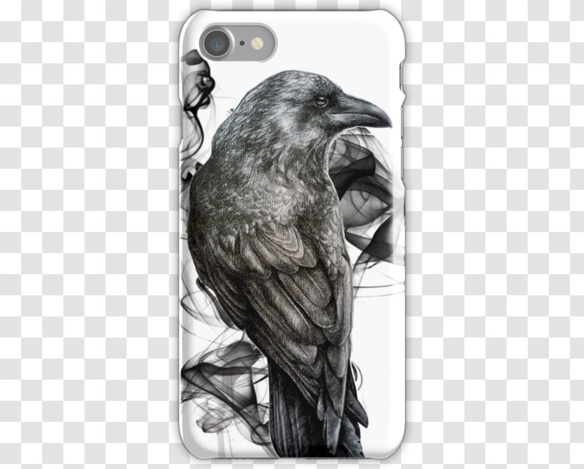 American Crow Tattoo Common Raven Drawing - Art - Skin Transparent PNG