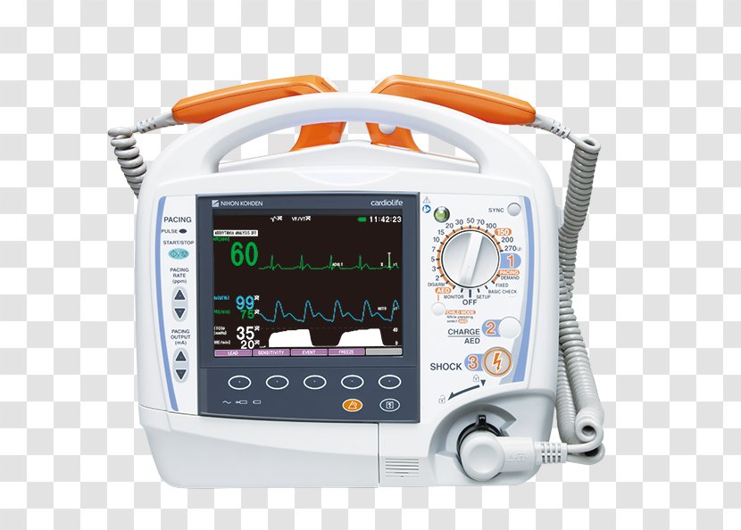 Medical Equipment Defibrillator Medicine Electrocardiography Device - Monitoring - Evoked Potential Transparent PNG