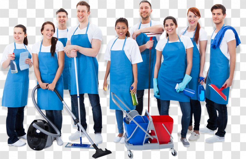 Commercial Cleaning Janitor Cleaner Maid Service - Team Transparent PNG