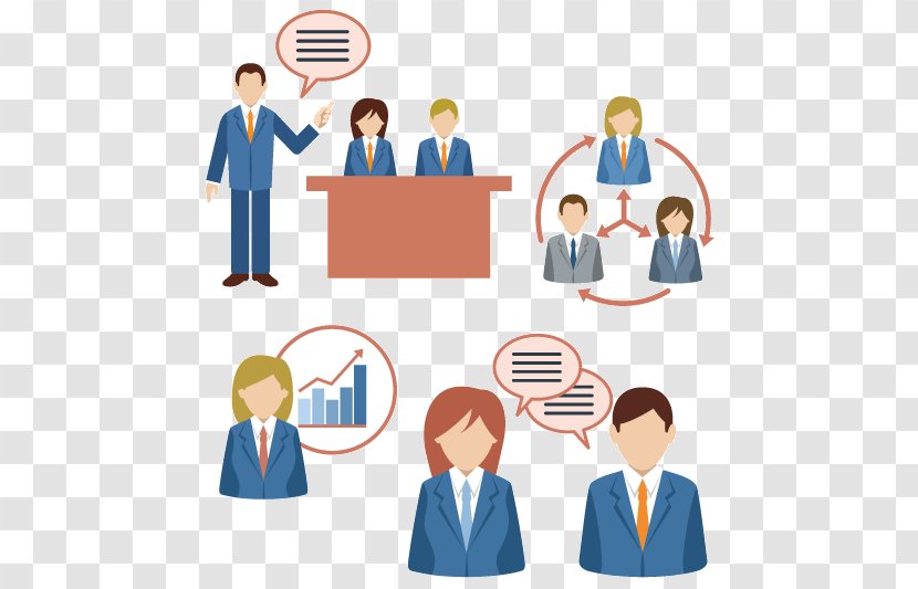 Meeting Businessperson - Infographic Transparent PNG