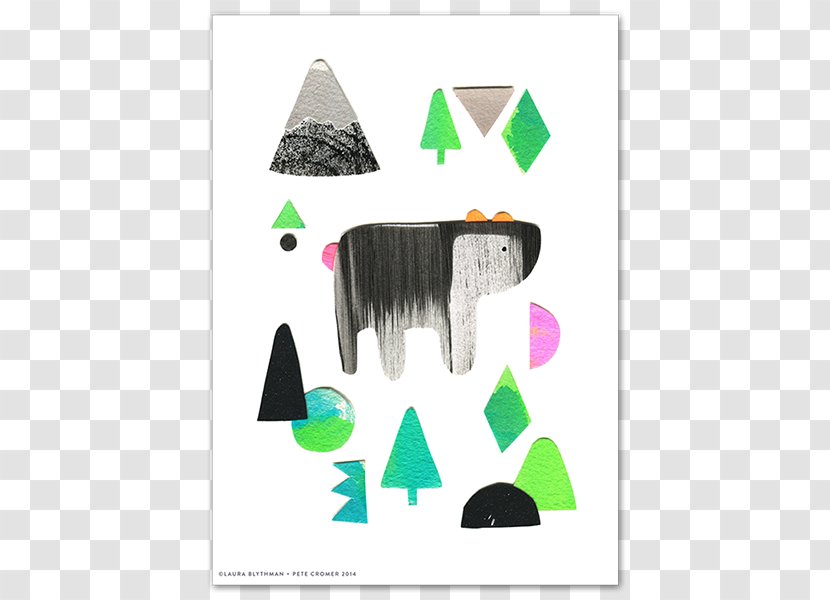 Work Of Art Forest Bear Paper - Printmaking Transparent PNG