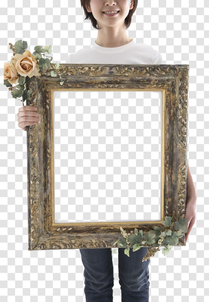Picture Frame Photography - Digital Photo - Child Holding A Transparent PNG