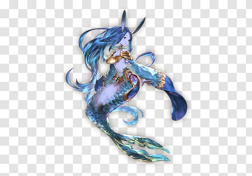 Granblue Fantasy Mermaid Art Character - Fictional - Water Elemental Transparent PNG
