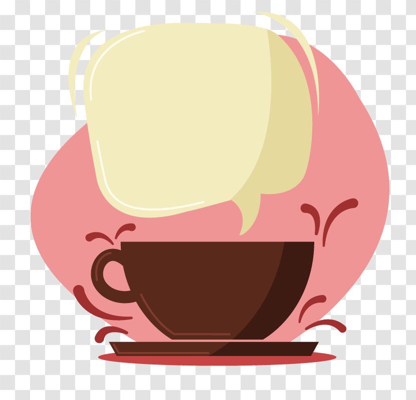 Coffee Cup Latte Espresso Cafe - Drink - Vector Transparent PNG