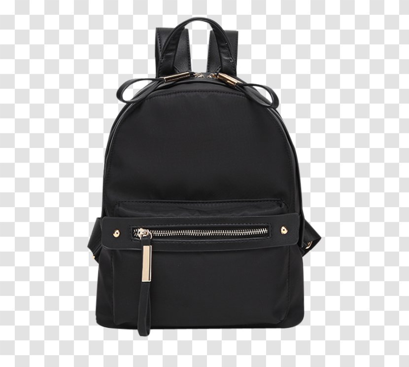 Handbag MZ Wallace Metro Backpack Batam - Black - Nylon Bag Transparent PNG