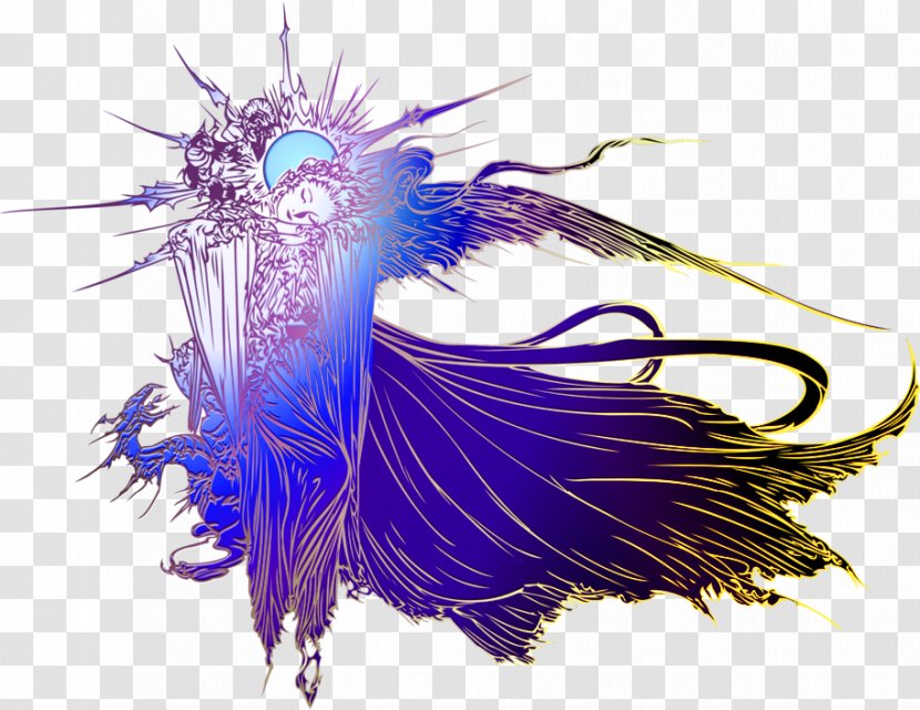 Final Fantasy XV XIII IV (3D Remake) - Fictional Character - Blue European Goddess Decoration Pattern Transparent PNG
