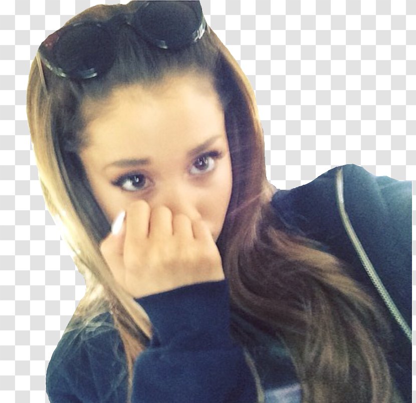 Ariana Grande Cat Valentine Selfie - Watercolor Transparent PNG