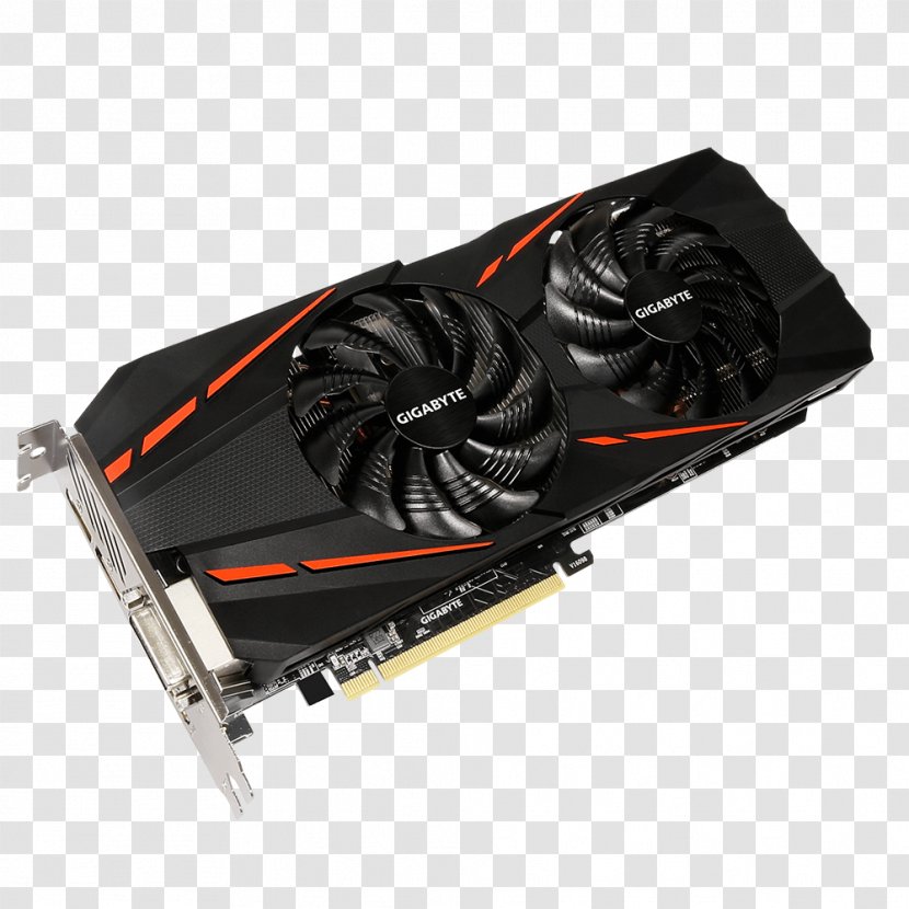 Graphics Cards & Video Adapters GDDR5 SDRAM AMD Radeon 500 Series Gigabyte Technology - Digital Visual Interface - Nvidia Transparent PNG