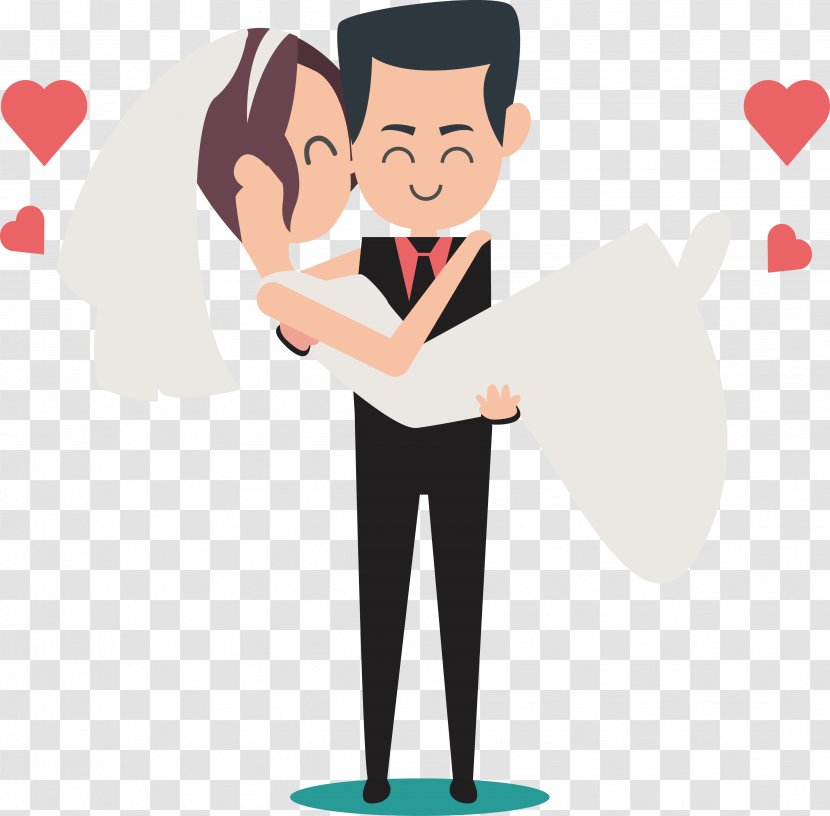Marriage Wedding Bridegroom - Heart - Cartoon Newcomer Transparent PNG