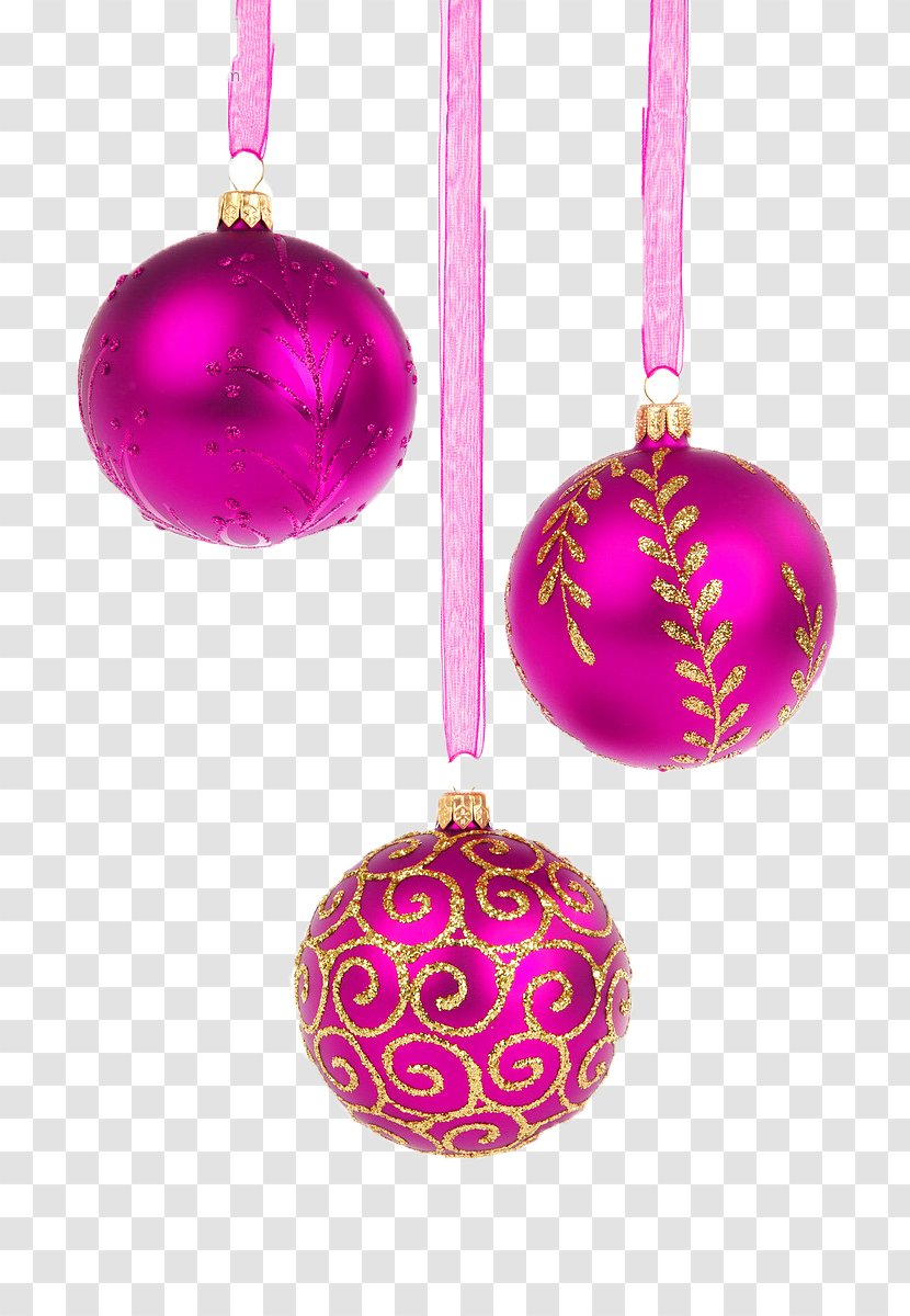 Christmas Ornament Decoration Tree Bombka - Tinsel - Bell Transparent PNG