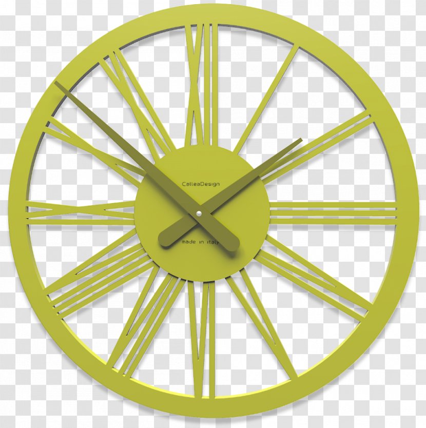 Wheel Cart Rim Clip Art - Spoke - Yellow Transparent PNG