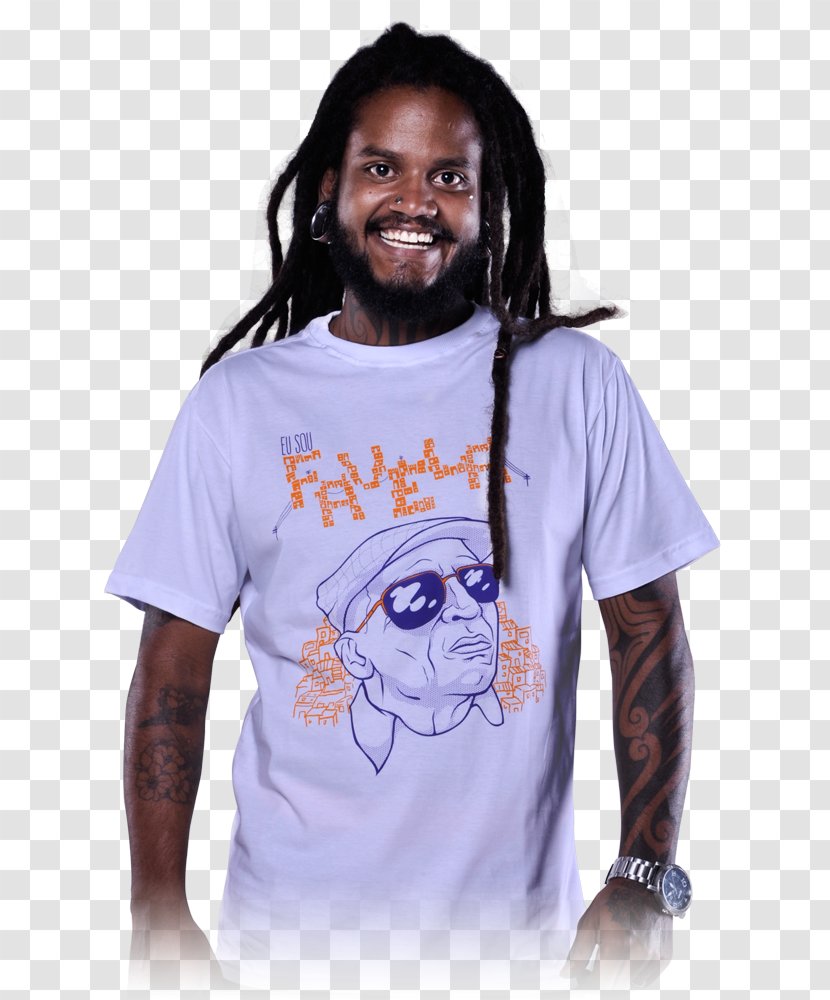 Bezerra Da Silva T-shirt Eu Sou Favela Hoodie Song - Silhouette Transparent PNG