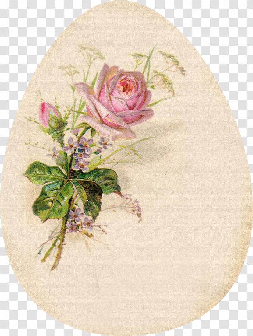 Decoupage Paper Rose Post Cards Flower Transparent PNG
