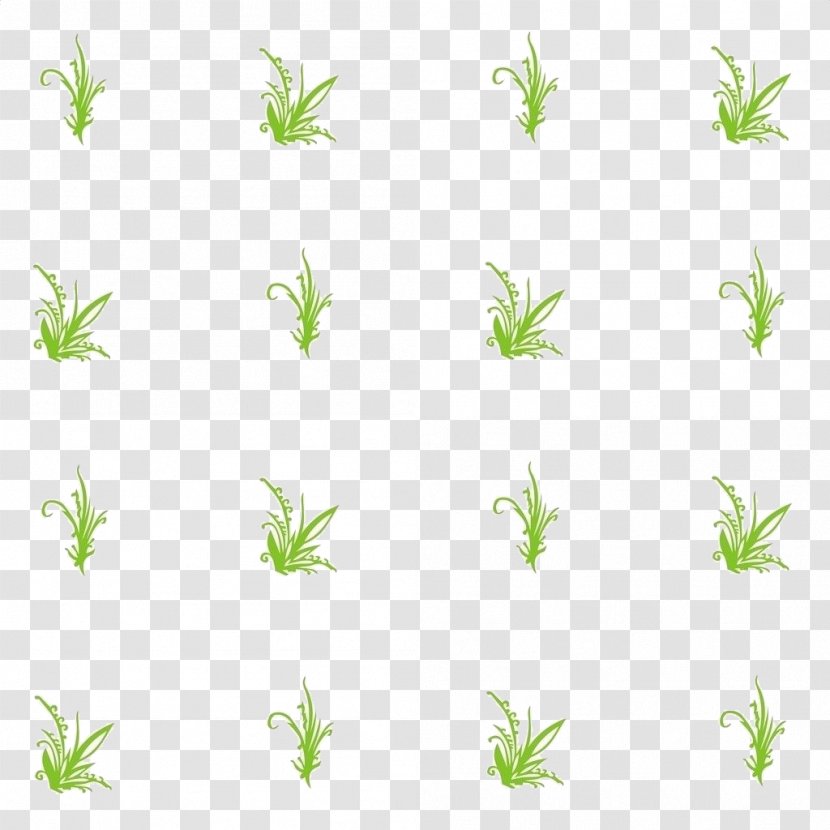 Leaf Green Tree Pattern - Grass Transparent PNG