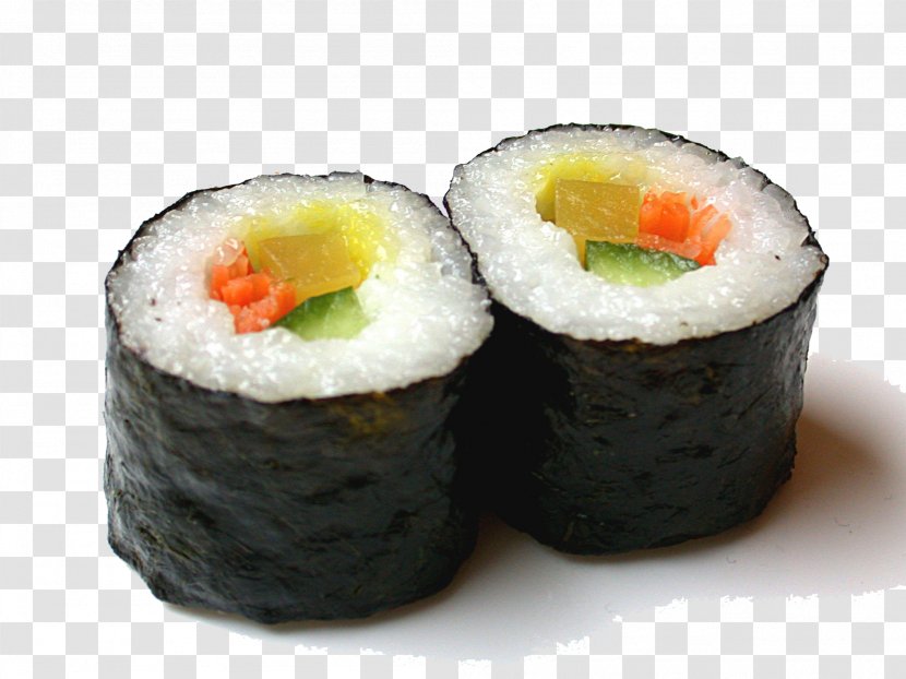 Sushi Japanese Cuisine California Roll Makizushi Ingredient - Gimbap - Transparent Images Transparent PNG