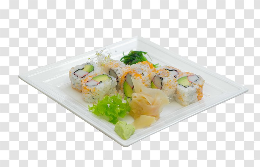 California Roll Sashimi Plate Platter Food - Serveware Transparent PNG