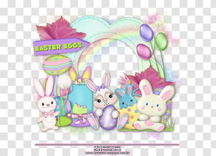 Easter Bunny Pink M - Rabits And Hares Transparent PNG