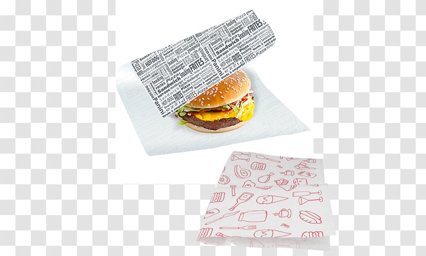 Kraft Paper Cheeseburger Packaging And Labeling Tissue - Wet Transparent PNG