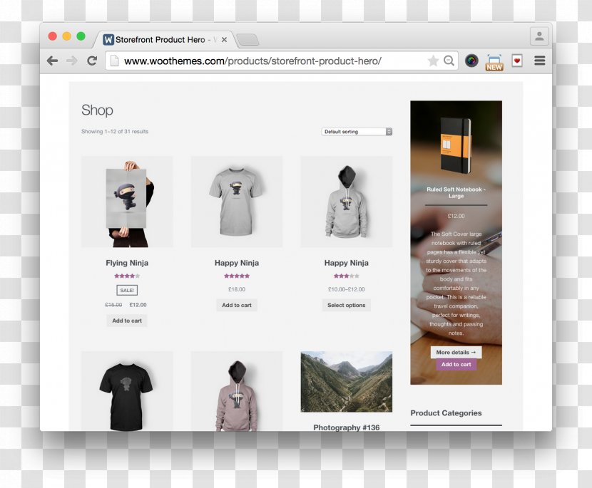 WooCommerce Responsive Web Design WordPress Hero Image - Online Shopping - Product Demo Transparent PNG