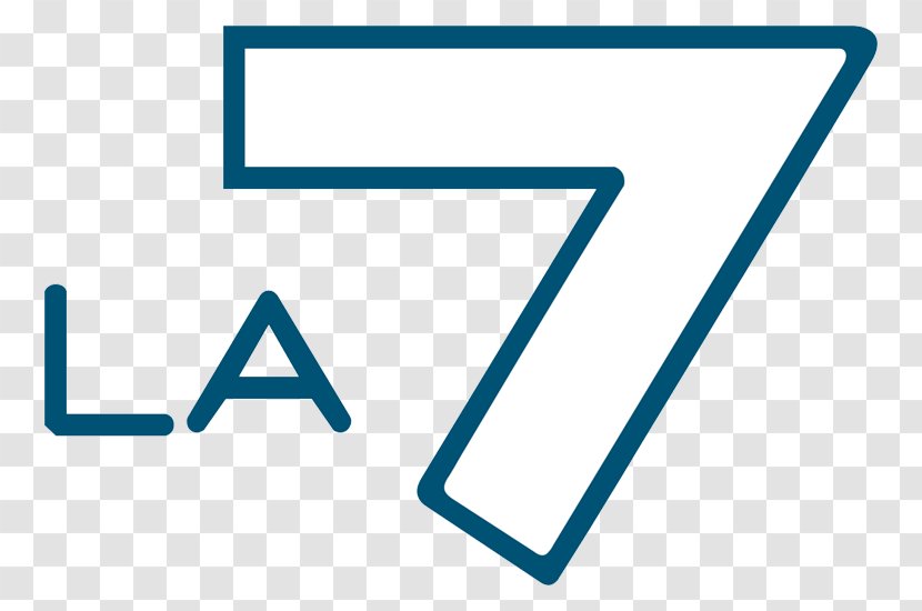 La7 Italy Television Channel Logo - Number Transparent PNG