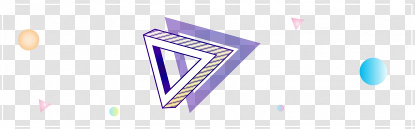 Logo Brand Font - Blue - Solid Geometric Triangle Transparent PNG