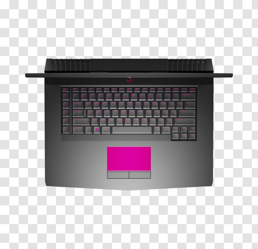 Laptop Dell Intel Core I7 Alienware NVIDIA GeForce GTX 1060 - Computer Keyboard Transparent PNG