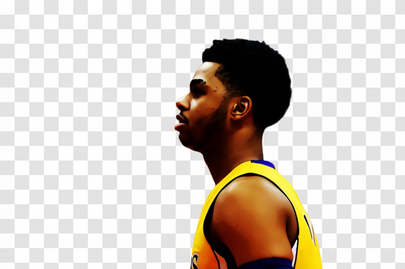 Basketball Player Hairstyle Yellow Sportswear - Black Hair Transparent PNG