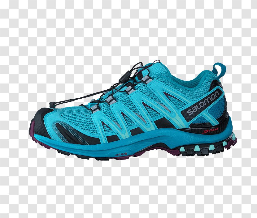 Sports Shoes Trail Running Salomon Women's XA Pro 3D - Turquoise Pink KD Transparent PNG